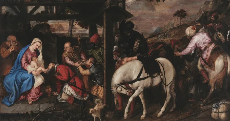 The Adoration of the Magi — Titian (Italian, c. 1488–1576)