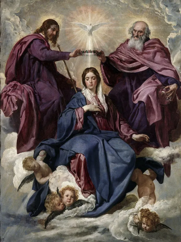 The Coronation of the Virgin — Diego Velázquez (Spanish, 1599–1660)
