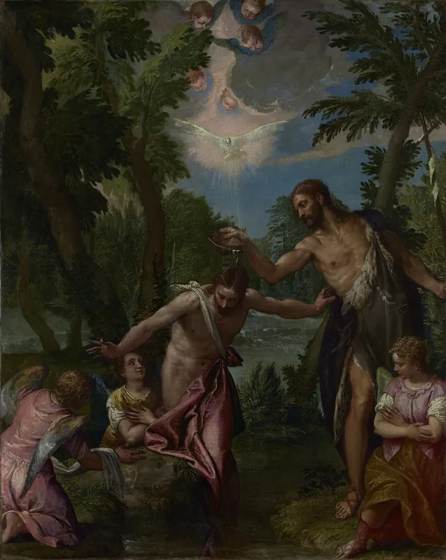 The Baptism of Christ — Paolo Veronese (Paolo Caliari) and workshop (Italian, 1528–1588)