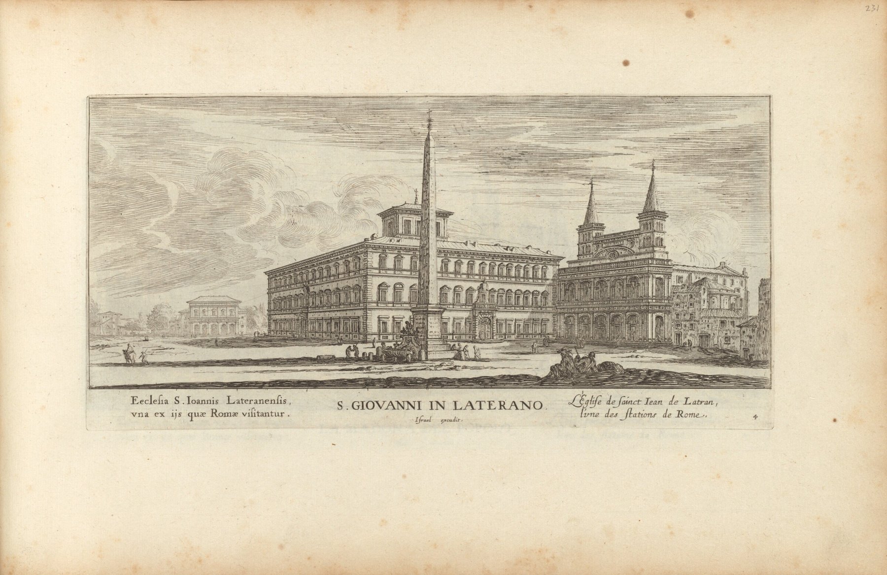 S. Giovanni in Laterano by Israël Silvestre, 1640–1660, National Gallery of Art, Washington