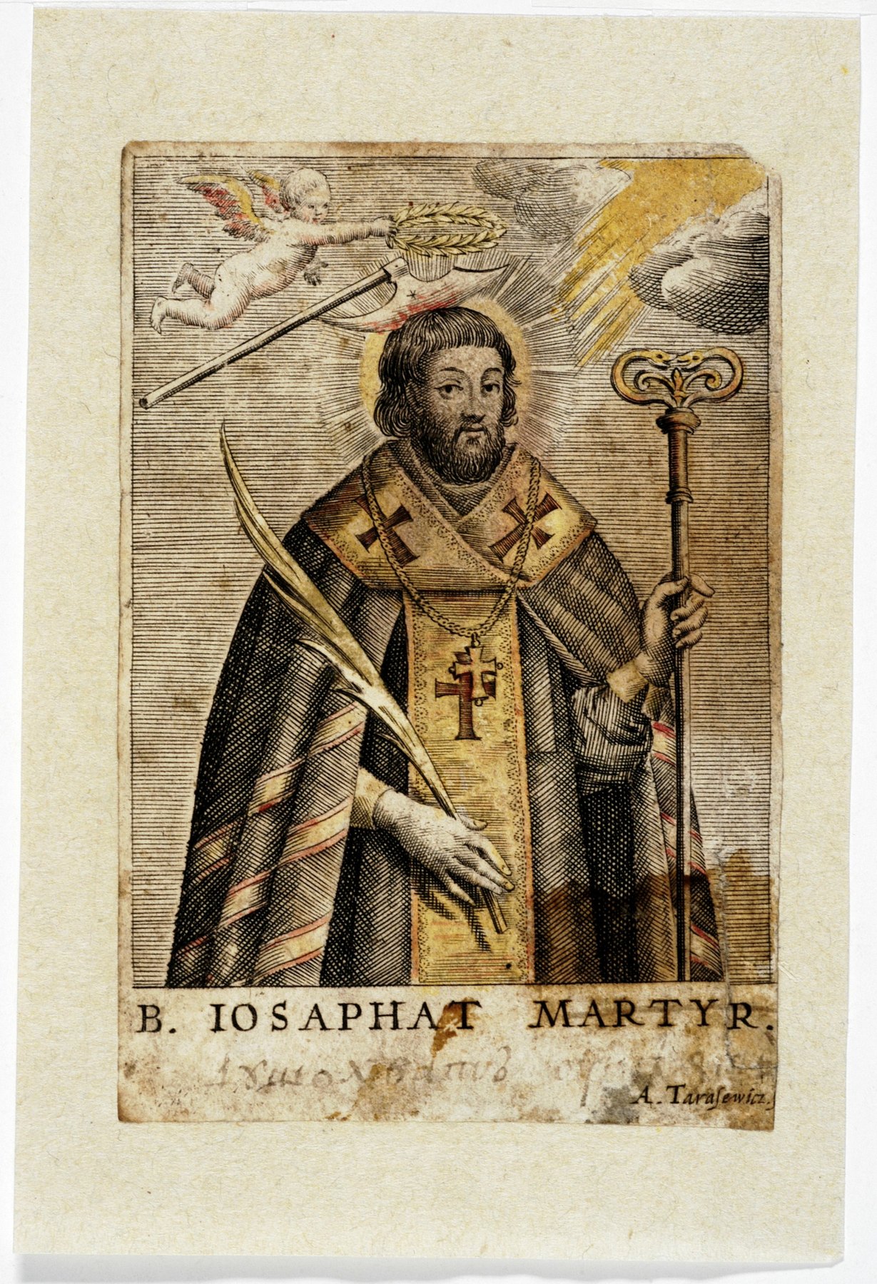 B. Iosaphat Martyr by Aleksander Tarasewicz, second half of the 17th century, National Library of Poland (Polona)